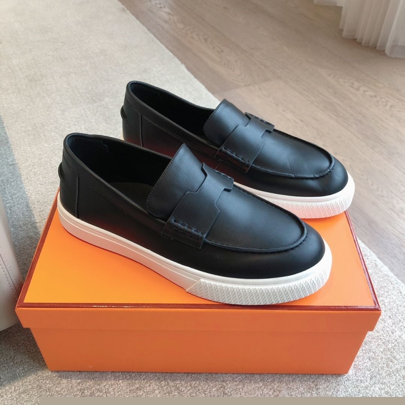 H**mes leather shoes